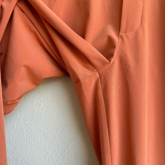 ATHLETA Brooklyn Heights Pants Size 6 Small Orange Haze Slim Stretch Tech - Picture 4 of 9